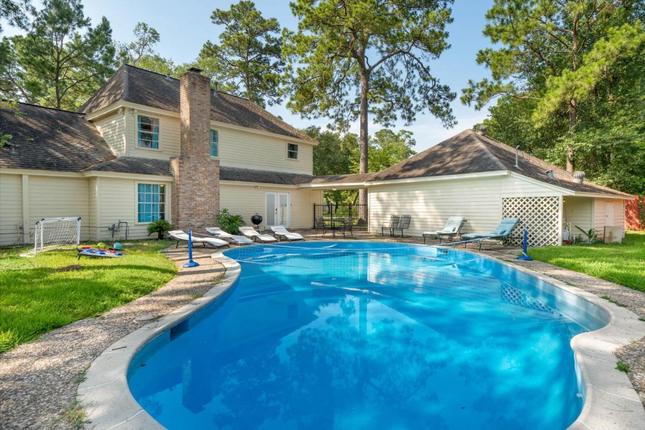 Pool Oasis Games Wifi Bbq Yard Sleep 16 Vila Houston Exterior foto